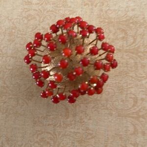 Vintage Corocraft pin cushion brooch Coro
